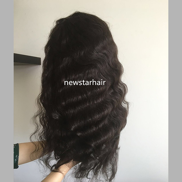 pre plucked hairline black color body wave human hair full lace wigs1 拷贝.jpg